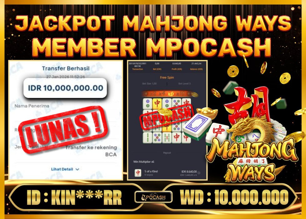 MPOCASH JACKPOT MAHJONG WAYS