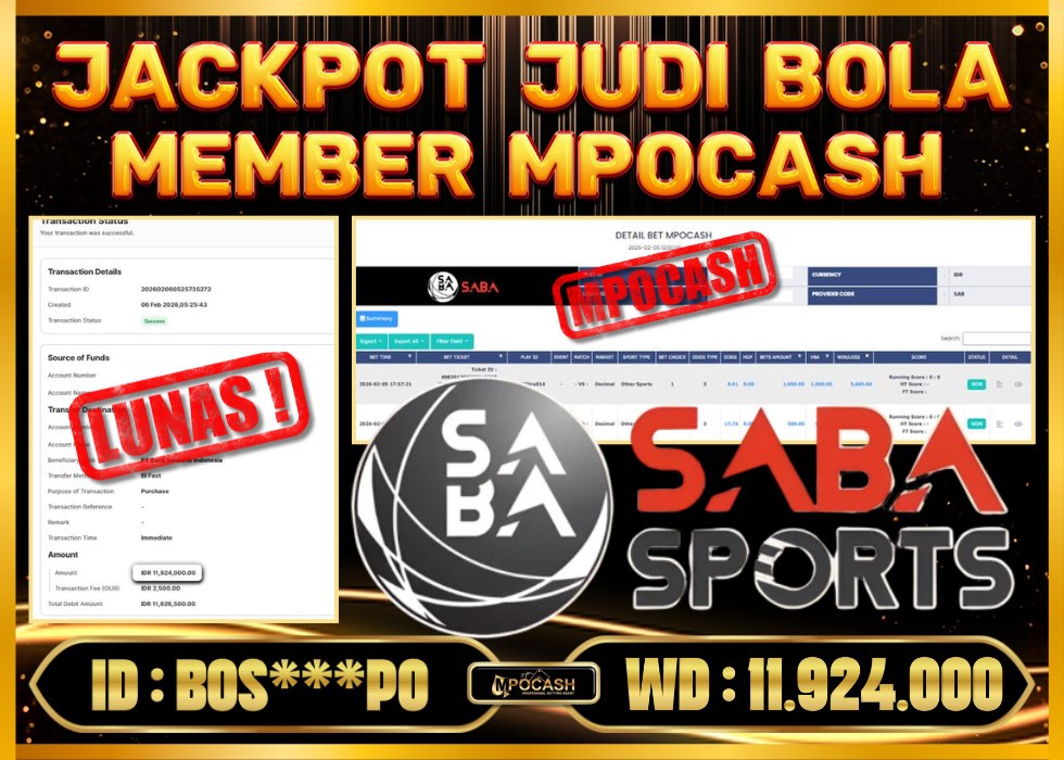 MPOCASH JACKPOT JUDI BOLA