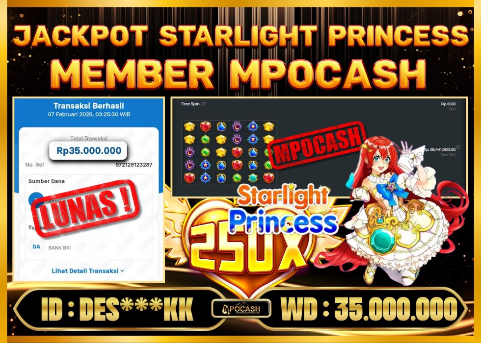 MPOCASH JACKPOT STARLIGHT PRINCESS