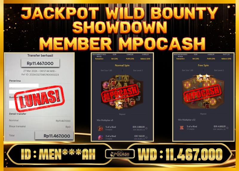 MPOCASH JACKPOT WILD BOUNTY SHOWDOWN