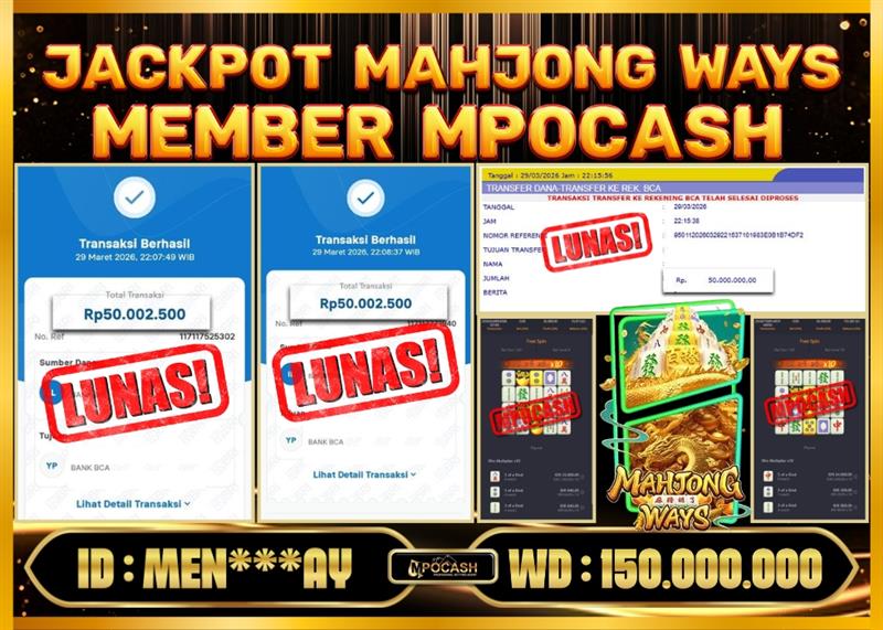 MPOCASH JACKPOT MAHJONG WAYS